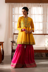 2 Piece Cambric Frock (CR3502)